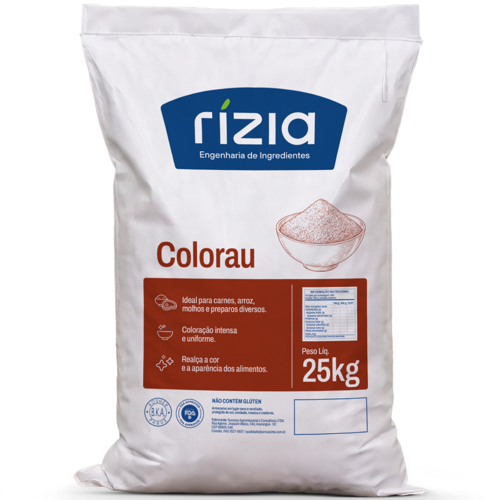 Saco de Colorau Rízia, 25 kg